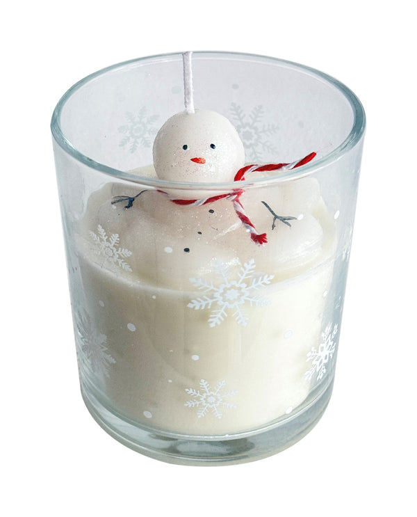 10oz Melting Snowman Art Candle 73049-CD