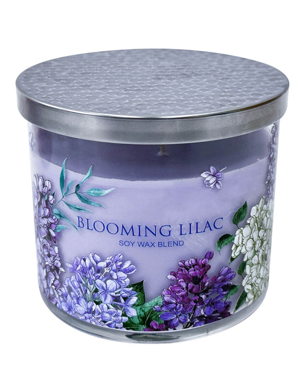 74283-CD BLOOMING LILAC CANDLE