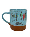 BLUE SKY 74756 WISH I WAS FISHING JEROLD 18 OZ MUG