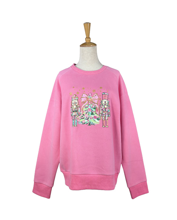 Sugarplum Nutcracker Sweatshirt 74927 PINK