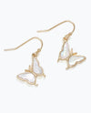 PERIWINKLE WHITE BUTTERFLIES EARRING 8120959