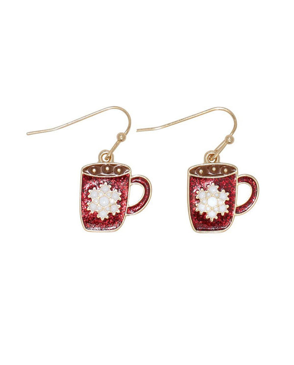 PERIWINKLE HOT CHOCOLATE MUG EARRINGS 8121211