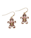 PERIWINKLE GINGERBREAD MEN EARRINGS 8121212