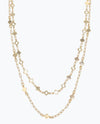 PERIWINKLE GOLD QUADRAFOIL NECKLACE 8151616 GOLD