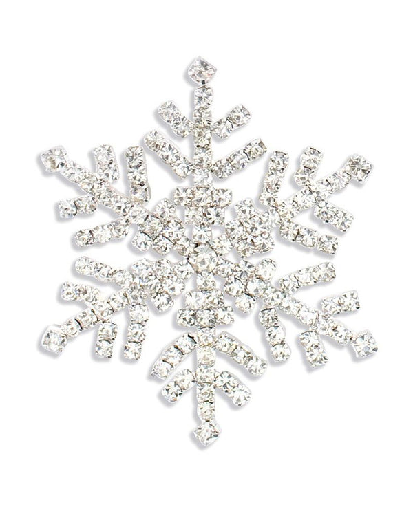 PERIWINKLE CRYSTAL SNOWFLAKE BROOCH 8244415