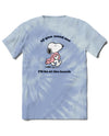 8258S SNOOPY I'LL BE AT THE BEACH SHIRT DUSTY BLUE