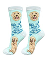 840-15A GOLDEN RETRIEVER LIFE IS BETTER SOCK