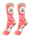 840-4 BICHON FRISE LIFE IS BETTER SOCK