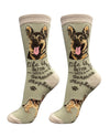 840-75 GERMAN SHEPHERD LIFE IS BETTER SOCK