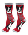 840-76 BOSTON TERRIER LIFE IS BETTER SOCK