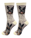 840-90 AUSTRALIAN CATTLE DOG LIFE IS BETTER SOCK