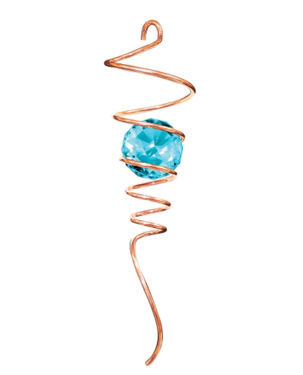 SPINFINITY 842 AQUA CRYSTAL SPIRAL TAIL 10" COPPER