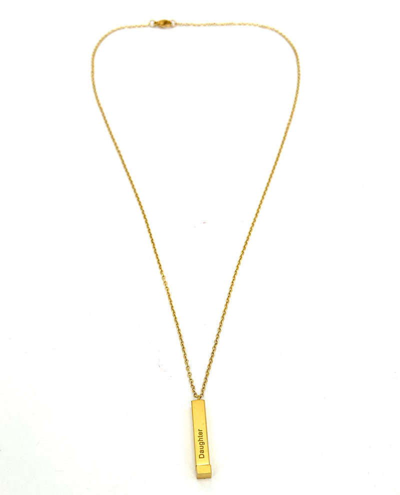 K&K 85110A-3 GOLD DAUGHTER NECKLACE