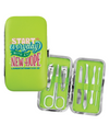 8 PIECE SCRIPTURE MANICURE SET NEW HOPE - GREEN