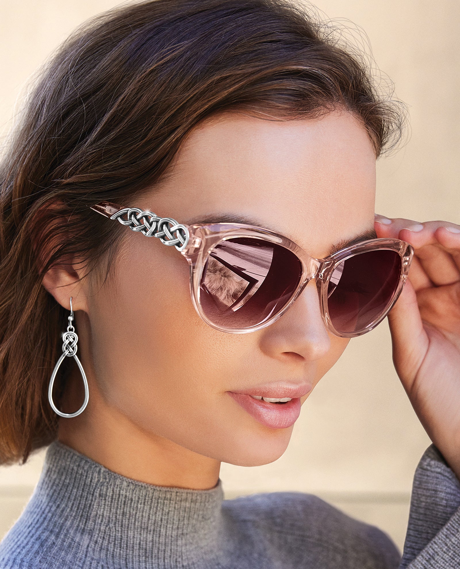 BRIGHTON A13273 INTERLOK BRAID SUNGLASSES