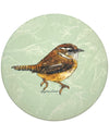 ABSORBENT CERAMIC BIRD COASTER WREN