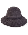 ADORA AD1542 CHENILLE BRAIDED BUCKET HAT GREY