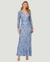 ADRIANNA PAPELL AD5E212151 SEQUIN MERMAID GOWN ELECTRIC BLUE