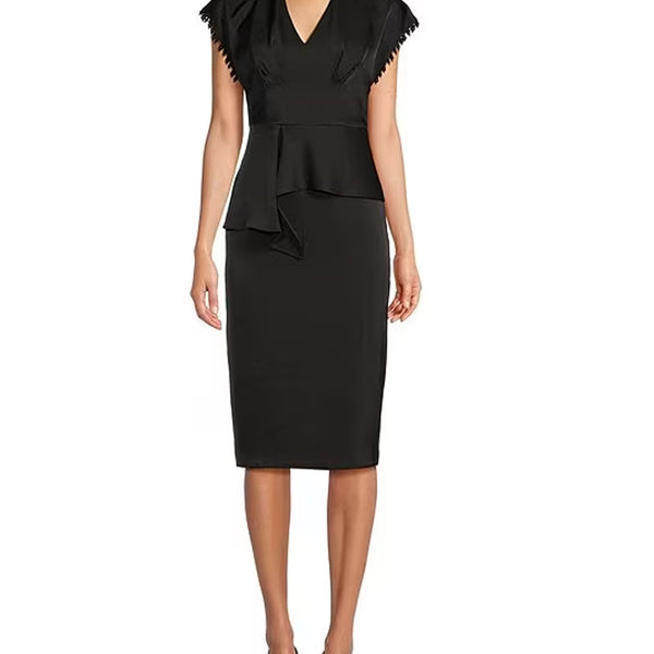 slim fit dress slacks Bhldn Aidan Mattox Regina Gown main image 1