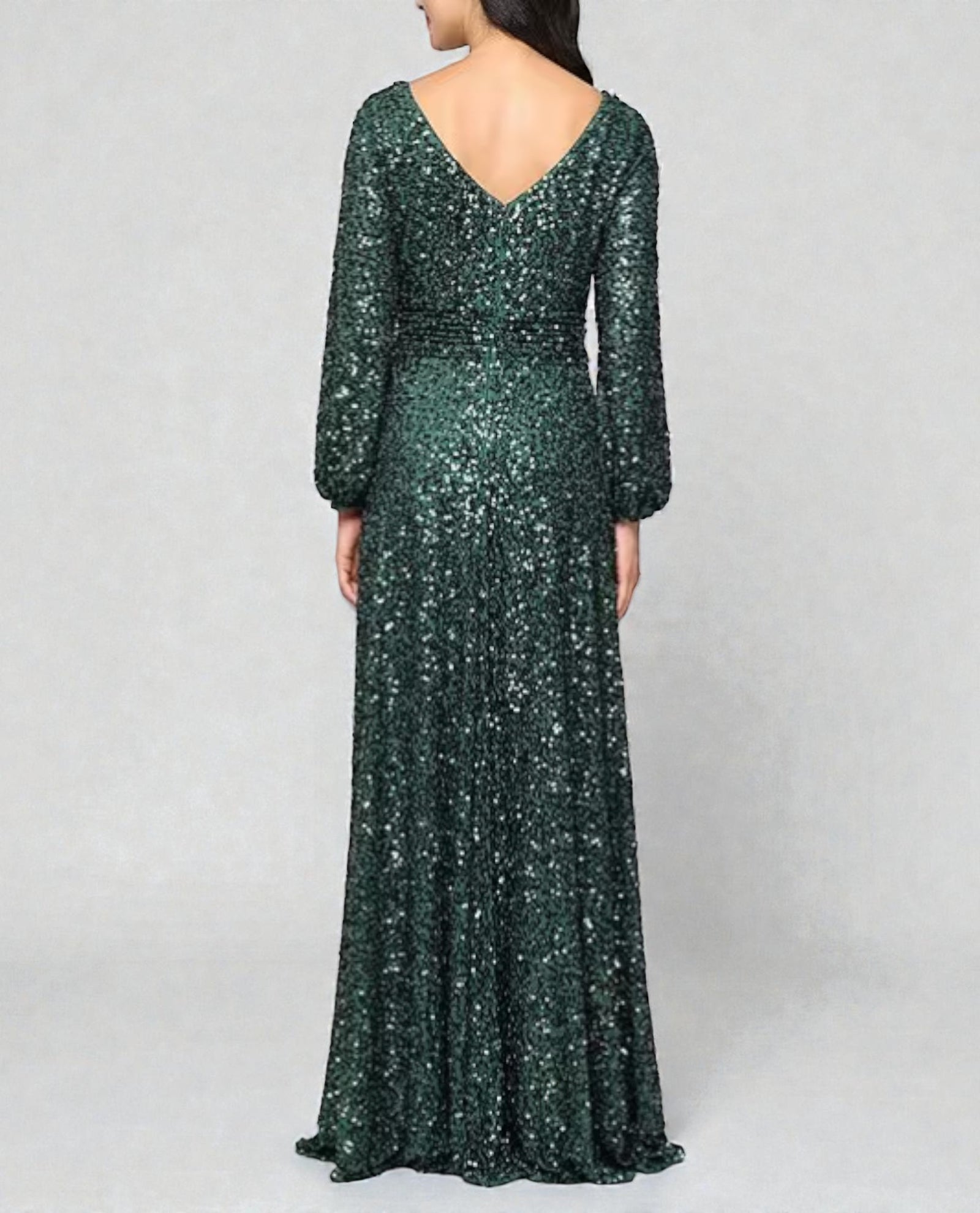 ALEX EVENINGS 84961012 WOMENS SEQUIN GOWN