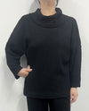 CREATION AM503 WIDE TURTLENECK TOP ONYX