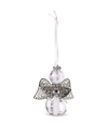 ANGEL ORNAMENTS WMETAL WINGS 53740A ROUND FLUTE