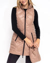 ANORAK MA90035 CHEVRON QUILTED VEST suntan
