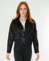 ANORAK MA90057 LINED FLIGHT JACKET black