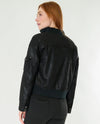 ANORAK MA90057 LINED FLIGHT JACKET black back