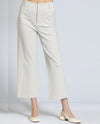 APNY E168 PONTE CROPPED WIDE LEG PANT WITH POCKETS CHAMPAGNE