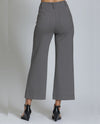 APNY E168 PONTE CROPPED WIDE LEG PANT WITH POCKETS PEBBLE