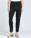 APNY E17 PONTE PULL-ON CARGO PANT BLACK