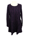 APT DESIGN TH-PW1771 TIE SIDE TUNIC PURPLE