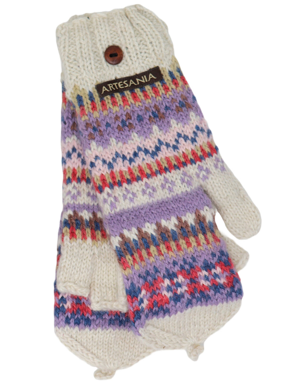 ARTESANIA HM052#3 TEXT MITTEN