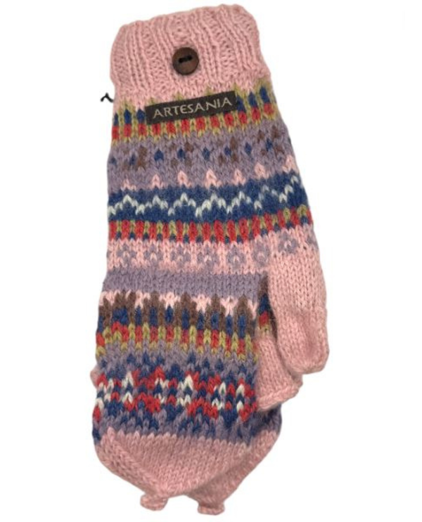 ARTESANIA HM-HB050#2 TEXT MITTEN