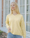 AVALIN 9592 V NECK SWEATER butter