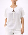 AZ YS-1313 SLY TOP W/ COCONUT BUTTON WHITE