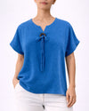 AZ YS-1313 SLY TOP W/ COCONUT BUTTON BLUE