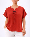 AZ YS-1313 SLY TOP W/ COCONUT BUTTON ORANGE