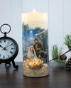 A SAVIOR IS BORN FIBER OPTIC CANDLE LC2506