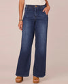 DEMOCRACY B2580HGL8 SKY RISE WIDE LEG TULIP HEM JEAN INDIGO