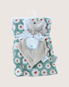 BABY BLANKET & BLANKIE PAL AQUA