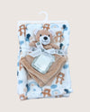 BABY BLANKET & BLANKIE PAL WHITE