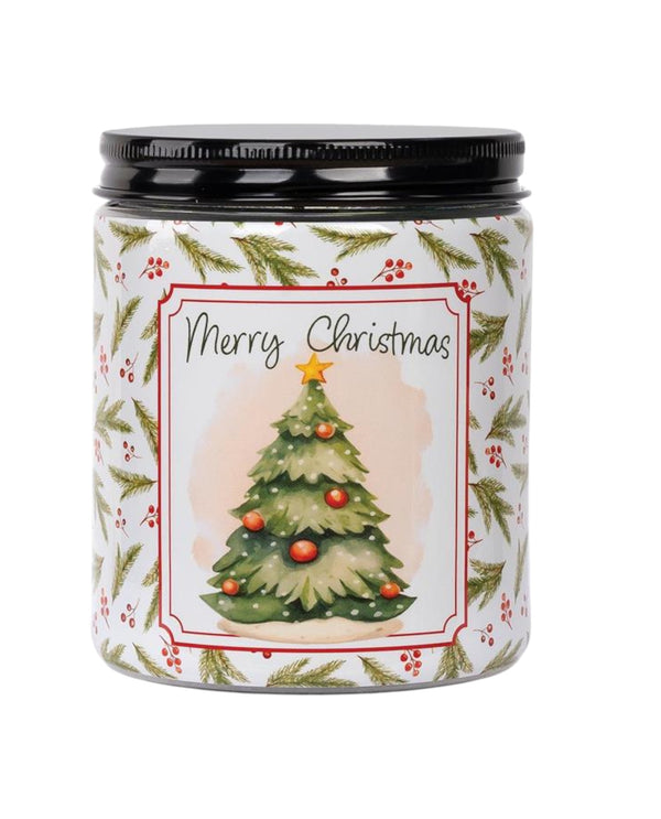 7OZ WRAPPED CHRISTMAS CANDLES BALSAM FIR