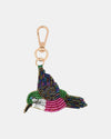 BEADED PURSE/KEYCHAIN HUMMING BIRD 