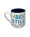BE STILL SPECKLED SHEFFIELD MUG