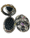 BIG STONE FOLDABLE BRUSH AND MIRROR 625 BLACK