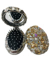 BIG STONE FOLDABLE BRUSH AND MIRROR 625 CHAMPAGNE