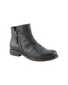 SPRING STEP MARQUIS RUCHED ANKLE BOOT BLACK