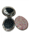 BLING FOLDABLE BRUSH AND MIRROR PINKAB